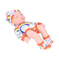 Miniatyrbild 4 av 8: Simulerad vinyl söt docka Reborn babydocka barn födelsedagspresent med färgglada kläder 25cmQ10‑025