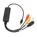 Pikkukuva 7 / 8: Type C Äänen ja Videon Tallennuskortti RCA - USB Muunninsovitin Vista XP:lle OS X:lle Windows 10 8.1 8 7