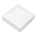 Miniatyrbillede 5 af 8: Konsol køleventilator 12W 3 vindhastigheder Touch Switch Justerbar konsol Støvtæt køleventilator med LED-lys USB-porte Hvid