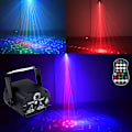 Miniatyrbilde 5 av 5: Laser Lighting DJ Scenelampe Party Light Game Projector - Fjernkontroll for dansende Thanksgiving Bursdag KTV