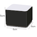 Miniatyrbild 1 av 4: Möbelhöjare 4-pack Säng Möbelben Lyftbord Soffbord Sänghöjare Kolstål Sänghöjare Självhäftande Möbelhöjare Soffa Soffbord Garderob