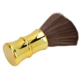 Miniatyrbillede 6 af 8: Barber Neck Duster Brush Blødt hår galvaniseringsproces Barber Brush Neck Duster til Frisørsalon Golden