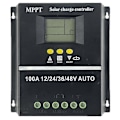 Pikkukuva 1 / 5: Pwm 100a 12v 24v 36v 48v Auto Aurinkopaneelin Lataussäädin -CNJR