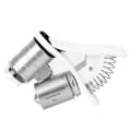 Miniatyrbillede 2 af 8: 60X minimikroskop lommelup forstørrelsesglas LED forfalskningsdetektor forstørrelsesglas