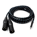Miniatyrbillede 4 af 5: Type C til 2 XLR 3-benet Type C til XLR Han til Han USB C til 2 XLR Han 50cm 150cm