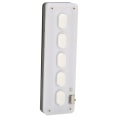 Miniatyrbilde 4 av 8: Programmerbart tastatur 5 taster Kablet USB Trådløs Bluetooth Dual Mode Mini Silikon Mute DIY Programmerbart Gaming Keyboard Hvit