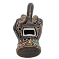 Miniatyrbild 4 av 8: Fist Öppnare Cool Middle Finger Form Bärbar Fist Ölflaska Öppnare för Män Make Pappa Morfar Pojkvän Guld