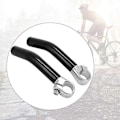 Miniatyrbillede 2 af 5: Ergonomisk Design Cykelgreb i Aluminiumlegering til Udskiftning Sorte Greb Mountainbike Sikkerhed Skridsikre Greb til de Fleste Cykler 1 Par