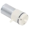 Miniatyrbilde 2 av 8: Mikrolufttrykkpumpe DC-membranvakuumpumpe med 90 graders vinkel luftporter Hvit 12V