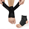 Miniatyrbild 1 av 5: Ankelstöd, Andningsbart Ankelstöd Hälstöd för Smärtlindring vid Plantar Fasciit, Justerbar Rem Kompression Öppen Häldesign, Skydd för Sp