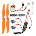 Miniatyrbild 1 av 8: A2217 2300KV Borstlös Motor 40A ESC SG90 9G Micro Servo 6035 Propeller för RC-plan (A2217 2300KV Motor 40A ESC SG90 9G Servo 6035 Propeller )
