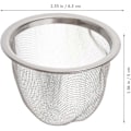 Miniatyrbillede 1 af 4: Tekande Si Udskiftning: 8 stk. Tekande Sier Indsatser Te Infuser Løse Te Sier til Te Kaffe Maskine 6,5*4,5 cm