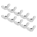 Miniatyrbilde 4 av 8: 10 stk vingemuttere 304 rustfritt stål M6 sommerfuglfestedeler Assorterte sett for maskiner