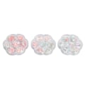 Miniatyrbillede 7 af 8: 3 æske jule neglekunst pailletter Søde udsøgte DIY 3D Snowflake Polymer Clay Nail Art Skiver Udsmykning