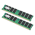 Miniatyrbild 6 av 8: 2 st minnesmoduler Desktop DDR 333MHZ PC‑2700 16 korn på båda sidor för AMD datorhårdvara