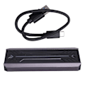 Miniatyrbilde 3 av 5: Dual Protocol SSD NVME M2 Harddisk Kabinett RGB Aluminium