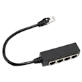 Miniatyrbillede 4 af 8: RJ45 Ethernet-splitterkabel One Point Four Ethernet-kabelsplitter ABS PCB RJ45 Splitteradapter til bærbar computer