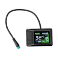 Miniatyrbillede 4 af 8: 24V/36V/48V LCD7C Farveskærm Instrument Elektrisk Cykel Batteri Display med Vandtæt Stik