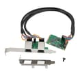 Mini PCIE Gigabit Ethernet-kort 10 100 1000 Mbps Drive Free RJ45-interface 2-port RTL8111H-chip Gigabit internetkort til pc