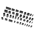 Miniatyrbillede 7 af 8: 1 sæt 39 stk Formstil hul hulskærer Punch Læder Craft DIY Tool Metal