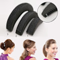 Miniatyrbillede 6 af 8: 3 stk/sæt Hårpuder Hårvolumen Øg Puff Hair Bun Maker Skumsvamp Bump Up Insert Base Hårstylingtilbehør