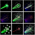 Miniatyrbilde 2 av 5: RGB LED Klubb Fest DJ KTV Disco Lys Projektor - 480 Mønster UV Strobe Laser Scenelys med Fjernkontroll og USB Strøm
