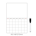 Miniatyrbillede 2 af 6: Magnetisk køleskabs kalender tør slet whiteboard planner magnetisk notesblok til køleskab