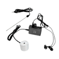 Miniatyrbillede 1 af 5: Vandrørs Lækage Detektor Sensor Vandrørs Lækage Monitor Tester Kit med Dobbelte Prober Høretelefoner EU Stik