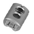Miniatyrbillede 2 af 8: Nøglebeskyttende etui nøglering cover CNC aluminiumlegering passer til Yamaha NVX 125/155 XMAX 250 Aerox 155Grå