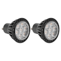 Miniatyrbilde 4 av 8: 2 stk. GU10-spotlightpære 3000K 7W varm hvitt LED-pæreerstatning for disk 110-240V