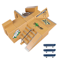 Miniatyrbillede 1 af 7: Ultimativt holdbart Finger Skateboard Parks Træningssæt