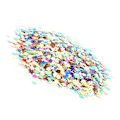 Miniatyrbillede 7 af 8: Konfetti Blomsterformet Glitter Sequin Farvefest Bryllup Drys Dekoration Tilbehør (0,7 cm Fembladede Blomster)