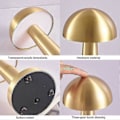 Miniatyrbilde 2 av 5: LED Bordlampe Berøringssensor Oppladbar Skrivebordslampe Soverom Restaurant Bar Dekor - JRCN Dumbbell Gull