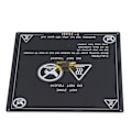 Miniatyrbillede 8 af 8: 12V 1.2Ω 3D-printer aluminiumsplade med varmepladekabel opvarmet seng trykplatform til A8 A6 A2 220x220x3MM