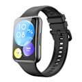 Miniatyrbillede 6 af 8: Smart Watch Band Silikone Justerbar Smartwatch Armbåndsrem til Huawei Watch Fit 2 Sort