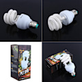 Miniatyrbillede 3 af 6: 13W UVB 5.0 E27 Base Energibesparende Skildpadde Snake Reptil Pære UV Lampe HG