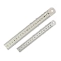 Miniatyrbillede 3 af 4: 3 stk. lineal 10 cm 20 cm 30 cm linealværktøj til studerende og kontor (rustfri stållineal)