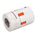 Miniatyrbillede 7 af 8: Blomme Shaft Kobling Servo Motor Kugleskrue Aluminiumlegering Fleksibel Kobling 24mm Indre Diameter D45L65