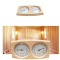 Miniatyrbild 1 av 4: Trätermometer Hygrometer Dubbelmätare för Bastu Tillbehör