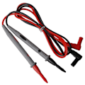 Miniatyrbillede 2 af 8: 2 stk AC/DC 1000V Silikone Multimeter Testledninger Probe Test Pen Elektriker Tester 20A