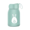 Miniatyrbild 1 av 4: Dubbellagers isolerad mugg 330ml Bra tätning Liten bärbar Söta kaniner isolerad mugg för resor utomhussport Grön
