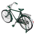 Pikkukuva 6 / 8: Vintage Bike Model High Simulation Pyörivä pyörä Hienot yksityiskohdat Minipyörämalli pöydän kirjahyllyn koristeluun