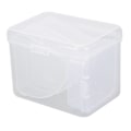 Miniatyrbillede 4 af 8: 4 stk. Makeup Puff Svamp Holder Etui Forskellig Form Transparent Bærbar Vandtæt Puff Beskyttende Beholder