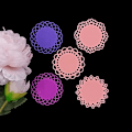 Miniatyrbilde 3 av 5: Metallstansesett - Runde blonderingskanter for scrapbooking og dekorativ preging