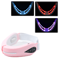 Miniatyrbild 5 av 8: V Face Shaping Massager Bluetooth Fjärrkontroll Double Chin Reducer Smart Face Lifting Machine for Home Pink