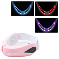 Miniatyrbilde 5 av 8: V Face Shaping Massager Bluetooth-fjernkontroll Dobbel Hake Reducer Smart Face Lifting Machine for Home Pink