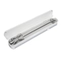 Miniatyrbillede 8 af 8: Dispenser til plastfolie med glidekniv - Glat skæring - Justerbar - Genanvendelig - Til husholdningsfilm og aluminiumsfolie - 37x6,5 cm