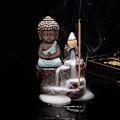 Miniatyrbillede 3 af 5: Håndrullet Røgelsesbrænder til Hjem, Kontor, Soveværelse, Yoga - Buddha Statue (Lyseblå)