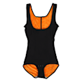 Miniatyrbild 1 av 8: Mjuk tjock shapewear kvinnor varmhållande andningsbar höftlyft bukstramning kroppsskulptör (svart) XL