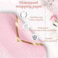 Miniatyrbillede 2 af 5: 20 ark blomsterindpakningspapir, pink